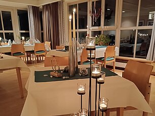 Unser alljährliches Candlelight-Dinner – Gasthof zum Hirsch, Sulzberg
